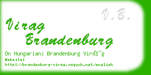 virag brandenburg business card